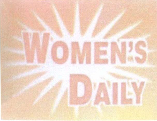 Mẫu nhãn hiệu WOMEN'S DAILY