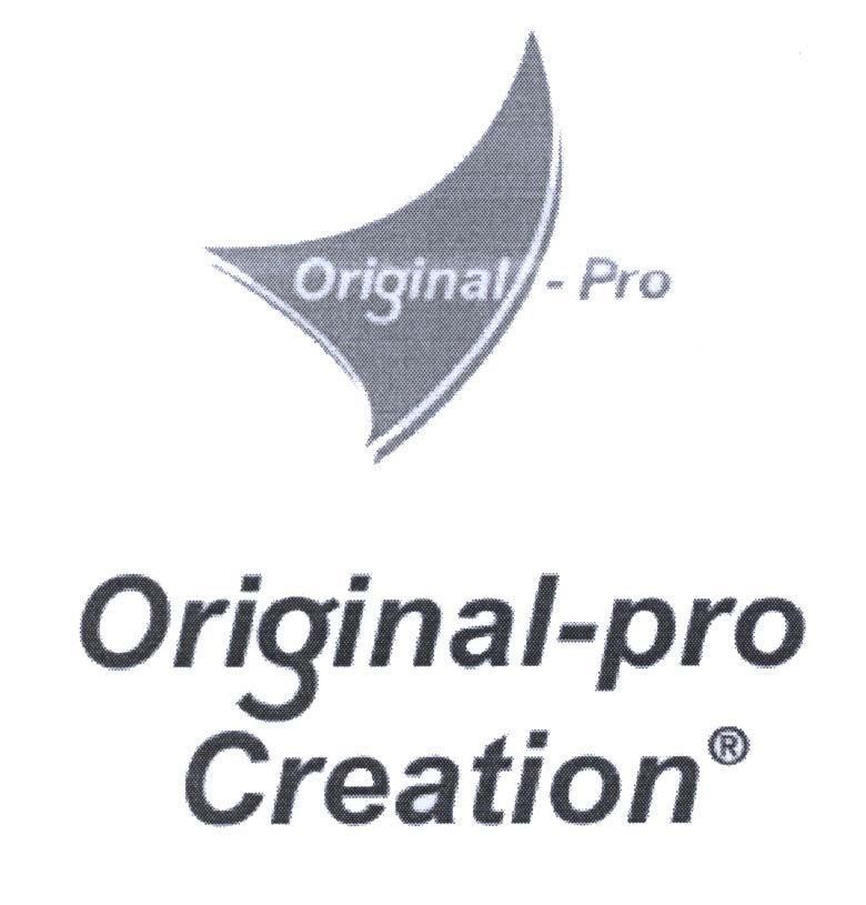 Mẫu nhãn hiệu Original - pro Creation