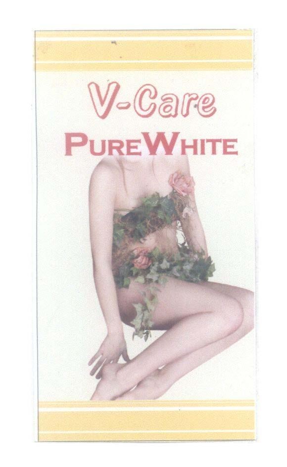 Mẫu nhãn hiệu V - Care PUREWHITE