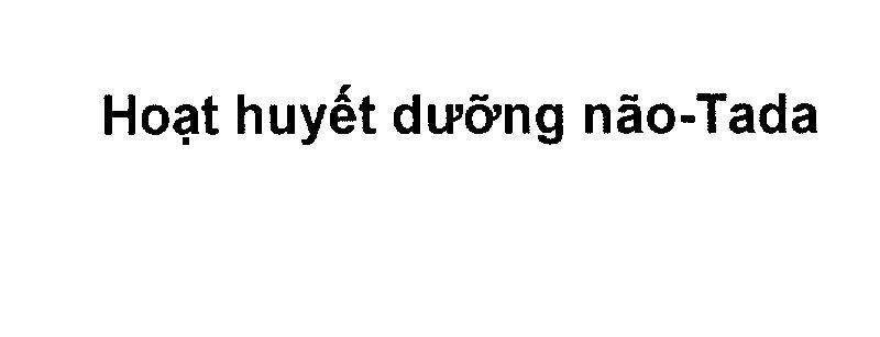 Mẫu nhãn hiệu Hoạt huyết dưỡng não-Tada