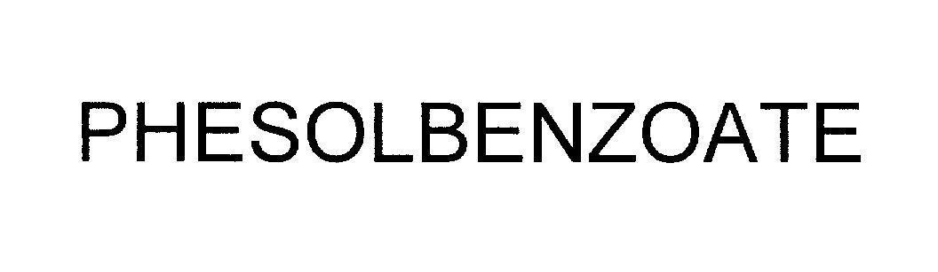 Mẫu nhãn hiệu PHESOLBENZOATE