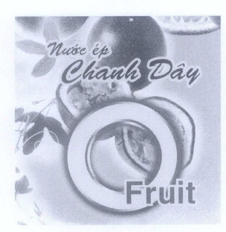Mẫu nhãn hiệu Nước ép Chanh Dây Fruit