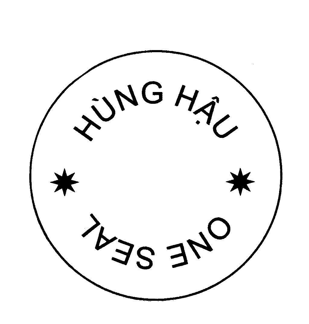 Mẫu nhãn hiệu Hùng Hậu ONE SEAL