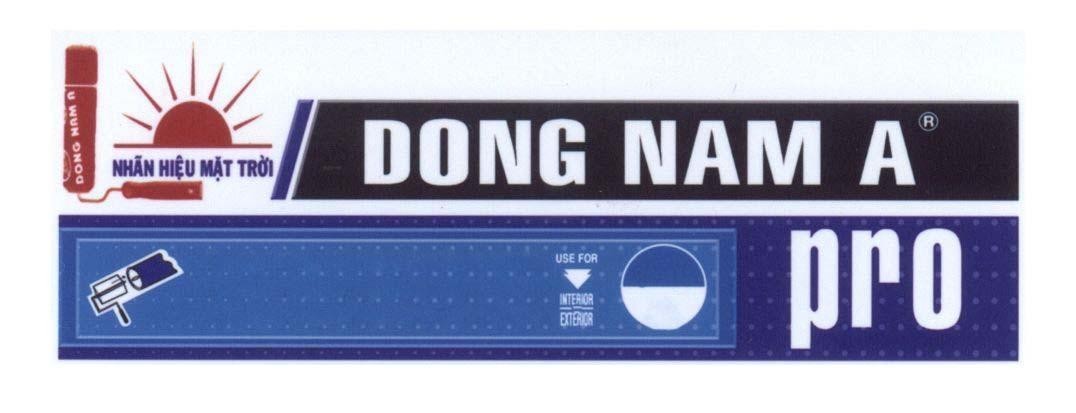 Mẫu nhãn hiệu DONG NAM A Nhãn hiệu mặt trời Pro R