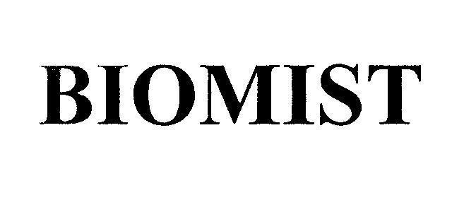 Mẫu nhãn hiệu BIOMIST