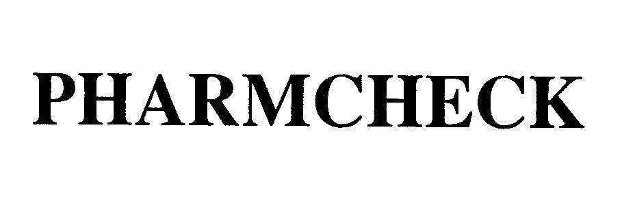 Mẫu nhãn hiệu PHARMCHECK