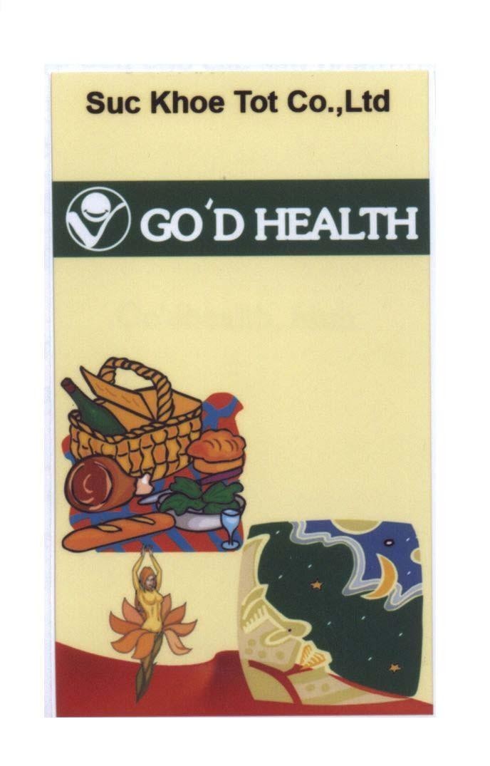 Mẫu nhãn hiệu GO'D HEALTH Suc Khoe Tot Co., Ltd