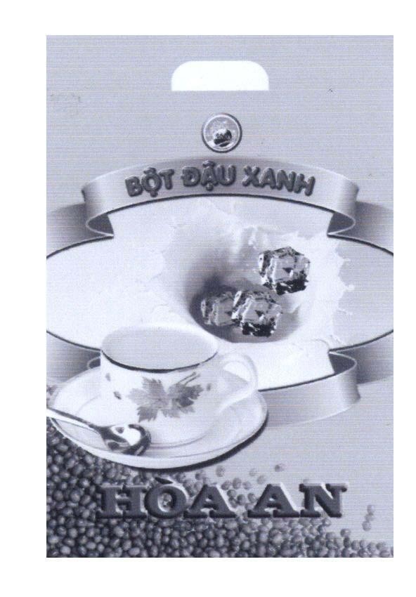 Mẫu nhãn hiệu Hoà An Bột đậu xanh
