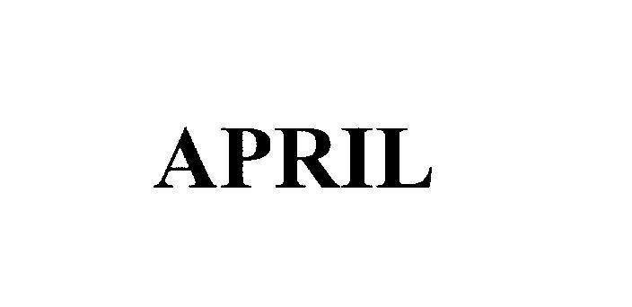 Mẫu nhãn hiệu APRIL