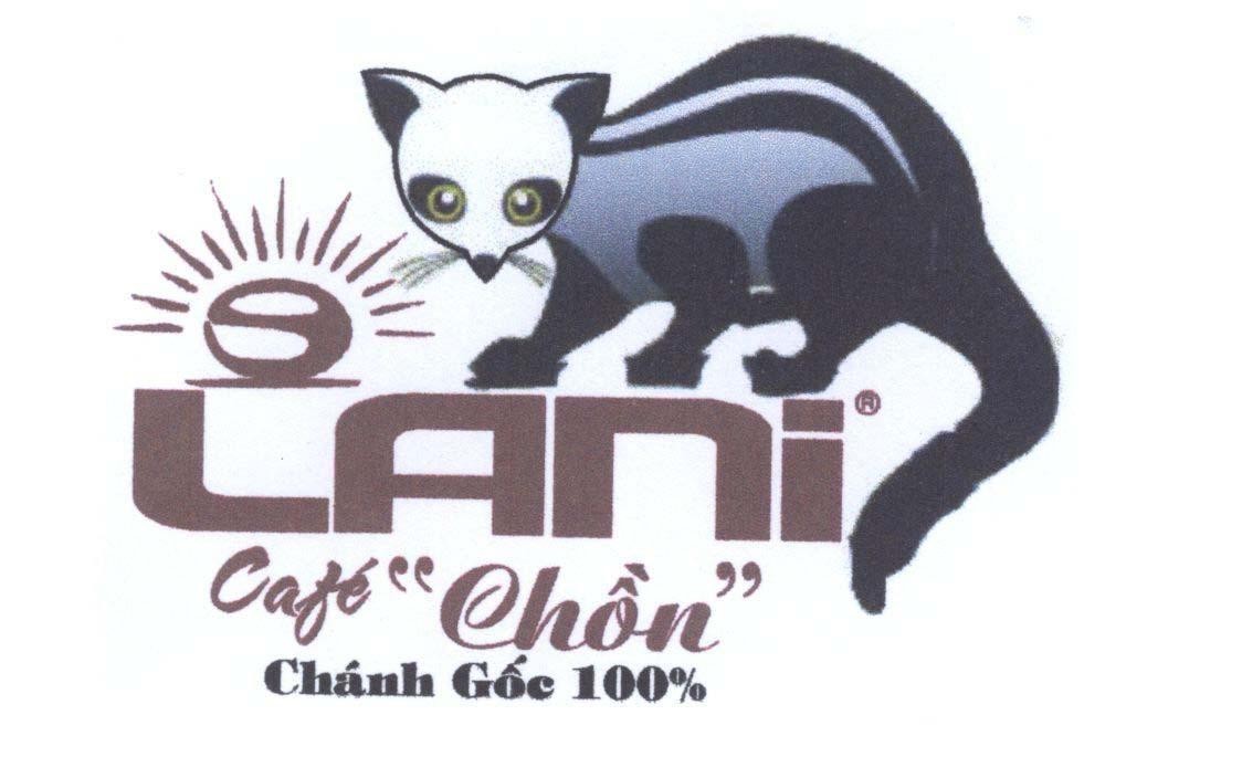 Mẫu nhãn hiệu Lani Café "Chồn" Chánh Gốc 100%