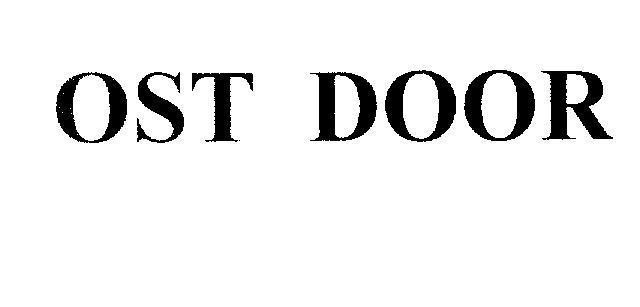 Mẫu nhãn hiệu OST DOOR