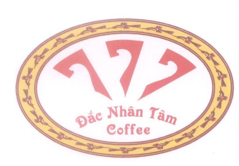 Mẫu nhãn hiệu 777 Đắc Nhân Tâm Coffee