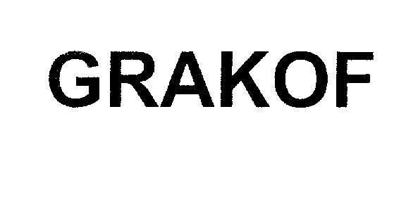 Mẫu nhãn hiệu GRAKOF