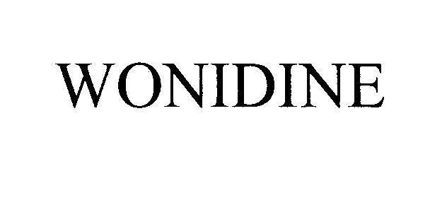 Mẫu nhãn hiệu WONIDINE