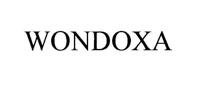 Mẫu nhãn hiệu WONDOXA