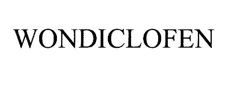 Mẫu nhãn hiệu WONDICLOFEN