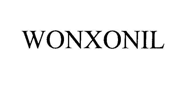 Mẫu nhãn hiệu WONXONIL