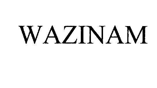 Mẫu nhãn hiệu WAZINAM