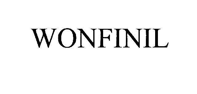 Mẫu nhãn hiệu WONFINIL