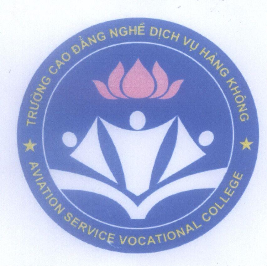 Mẫu nhãn hiệu Trường Cao Đẳng Nghề Dịch Vụ Hàng Không AVIATION SERVICE VOCATIONAL COLLEGE