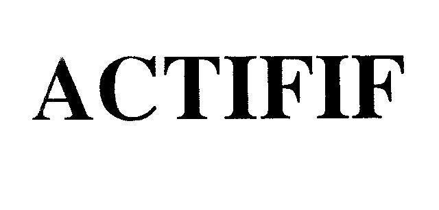 Mẫu nhãn hiệu ACTIFIF