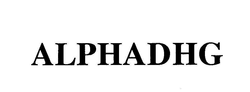 Mẫu nhãn hiệu ALPHADHG
