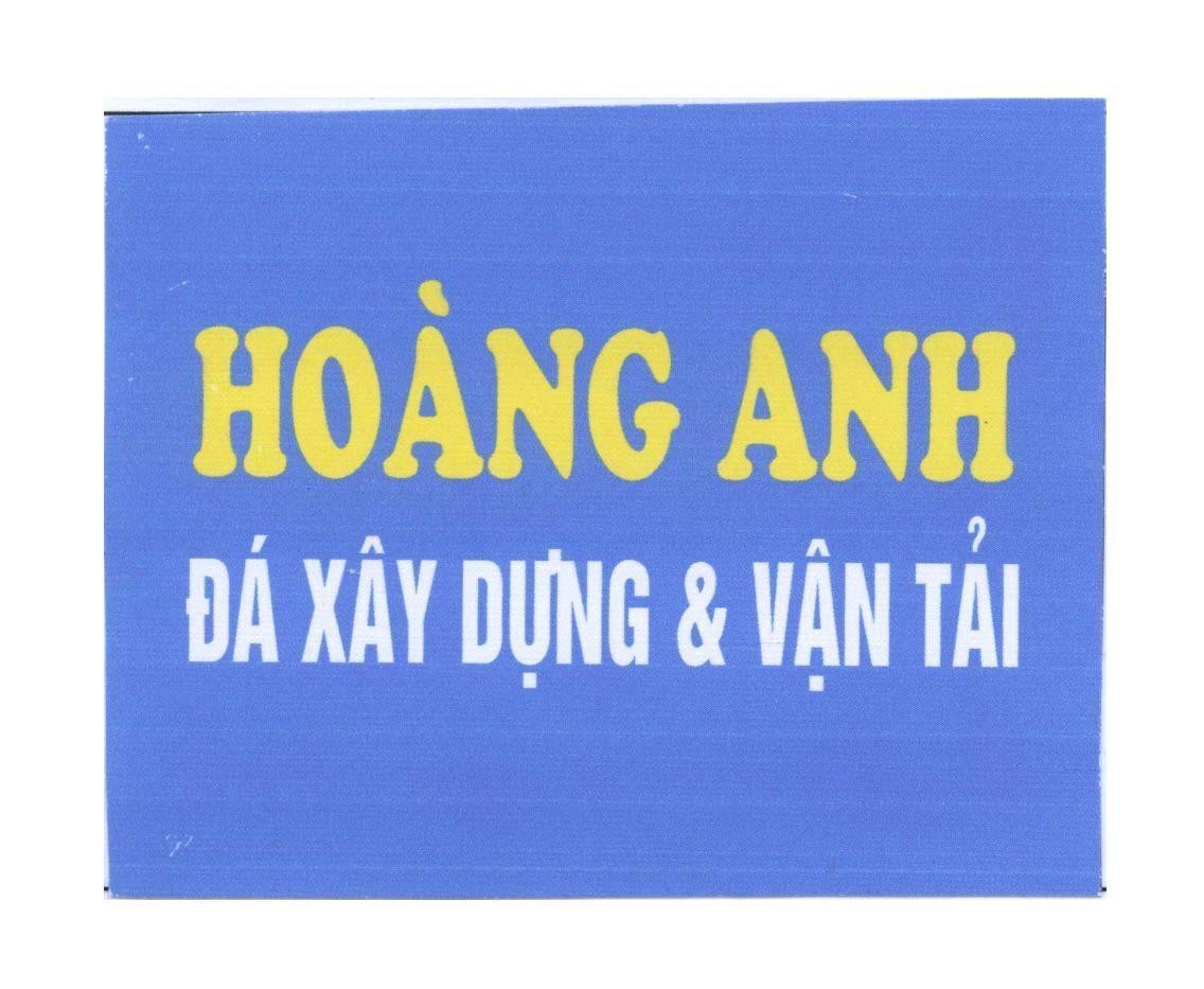 Mẫu nhãn hiệu Hoàng Anh Đá Xây dựng & Vận Tải