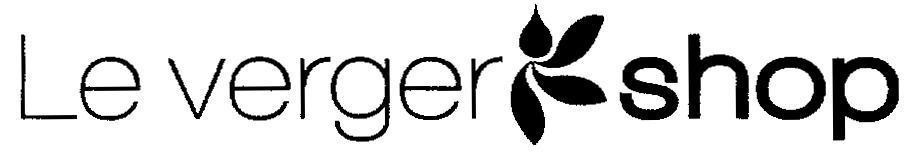 Mẫu nhãn hiệu Le verger shop