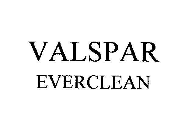 Mẫu nhãn hiệu VALSPAR EVERCLEAN