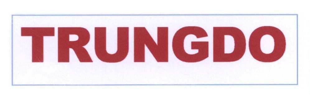 Mẫu nhãn hiệu TRUNGDO