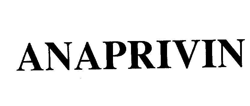 Mẫu nhãn hiệu ANAPRIVIN