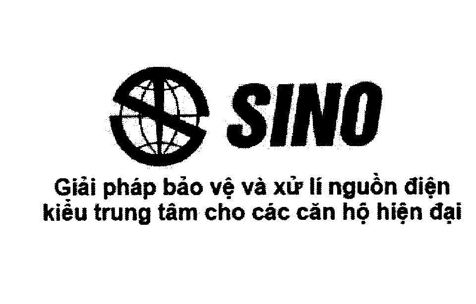 Mẫu nhãn hiệu S SINO Giải pháp bảo vệ và xử lí nguồn điện kiểu trung tâm cho các căn hộ hiện đại
