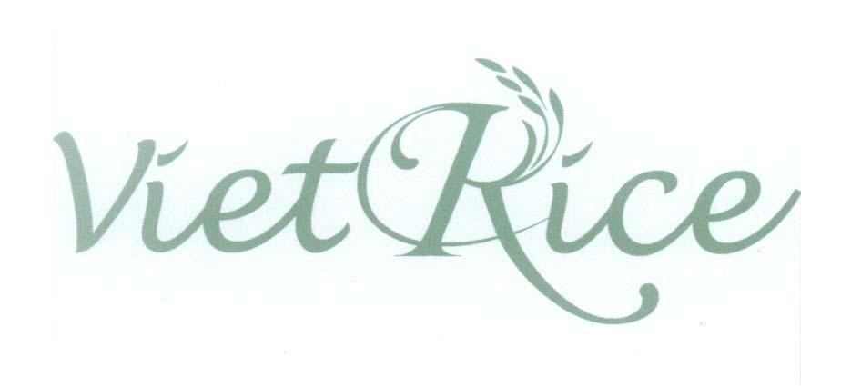 Mẫu nhãn hiệu VietRice Viet Rice
