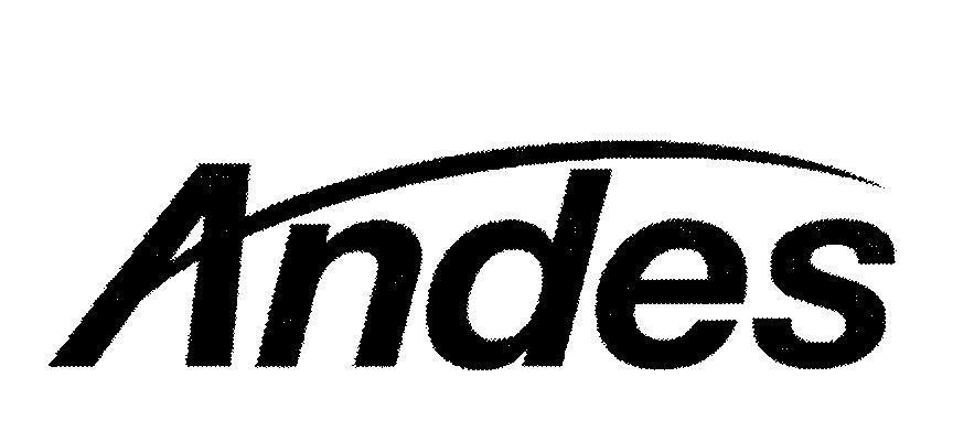 Mẫu nhãn hiệu Andes