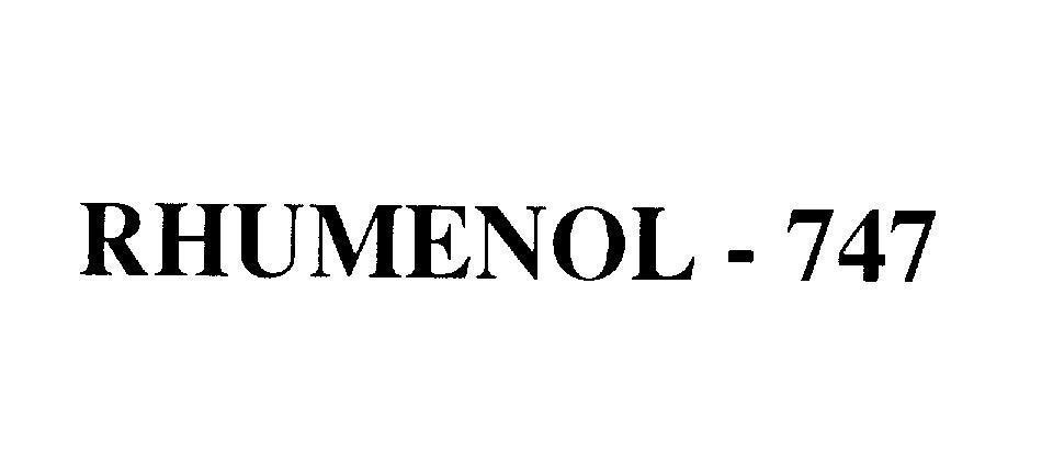 Mẫu nhãn hiệu RHUMENOL - 747