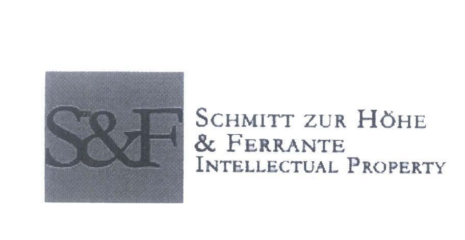Mẫu nhãn hiệu S&F SCHMITT ZUR HOHE & FERRANTE INTELLECTUAL PROPERTY