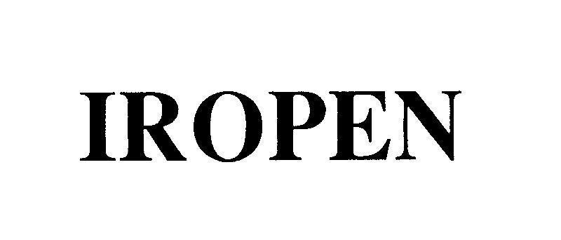 Mẫu nhãn hiệu IROPEN