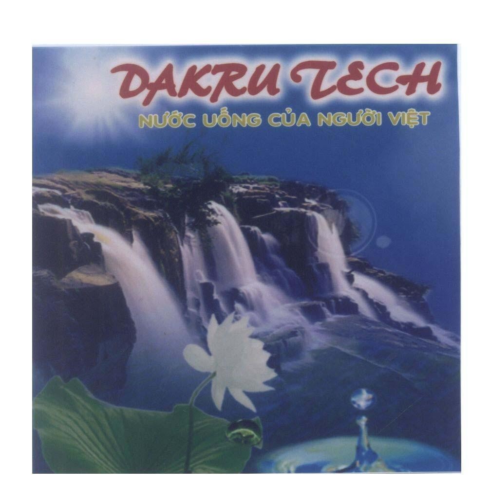 Mẫu nhãn hiệu DAKRU TECH Nước Uống Của Người Việt