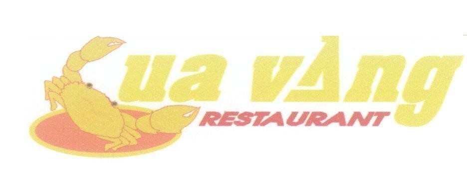 Mẫu nhãn hiệu Cua Vàng RESTAURANT