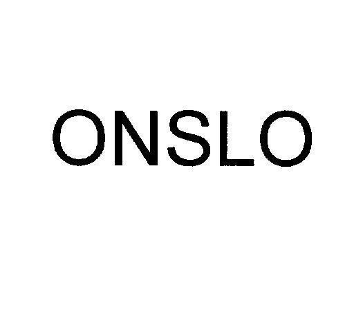 Mẫu nhãn hiệu ONSLO