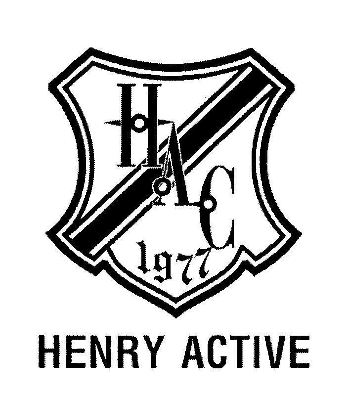 Mẫu nhãn hiệu HAC 1977 HENRY ACTIVE