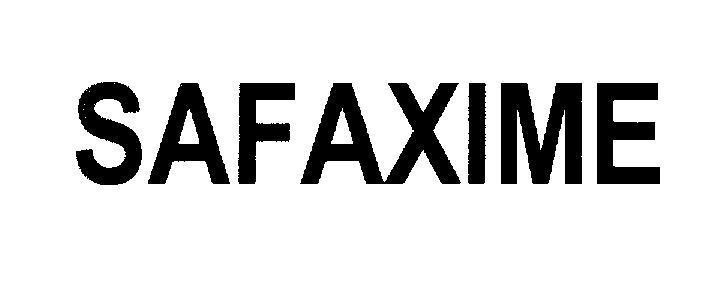 Mẫu nhãn hiệu SAFAXIME