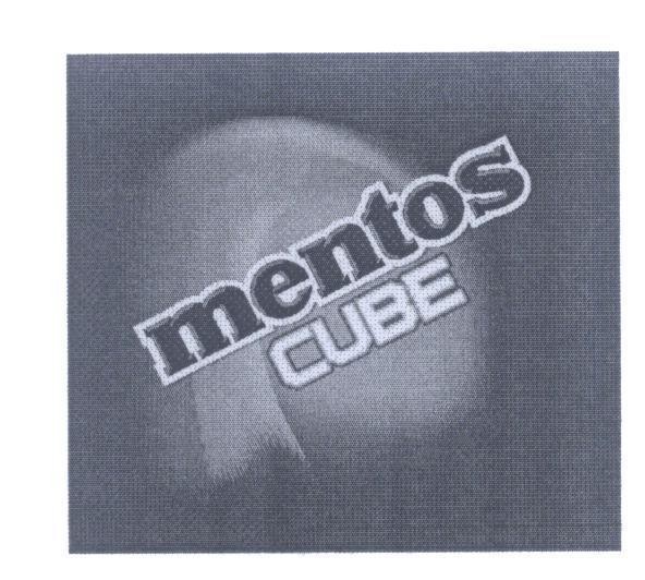 Mẫu nhãn hiệu mentos CUBE