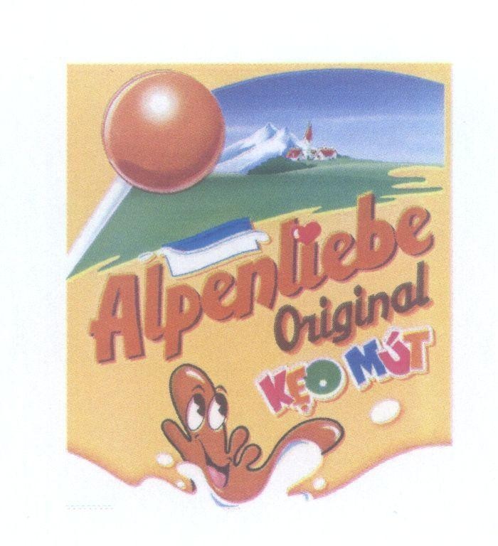 Mẫu nhãn hiệu Alpenliebe Original Kẹo Mút