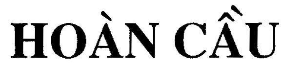 Mẫu nhãn hiệu Hoàn Cầu
