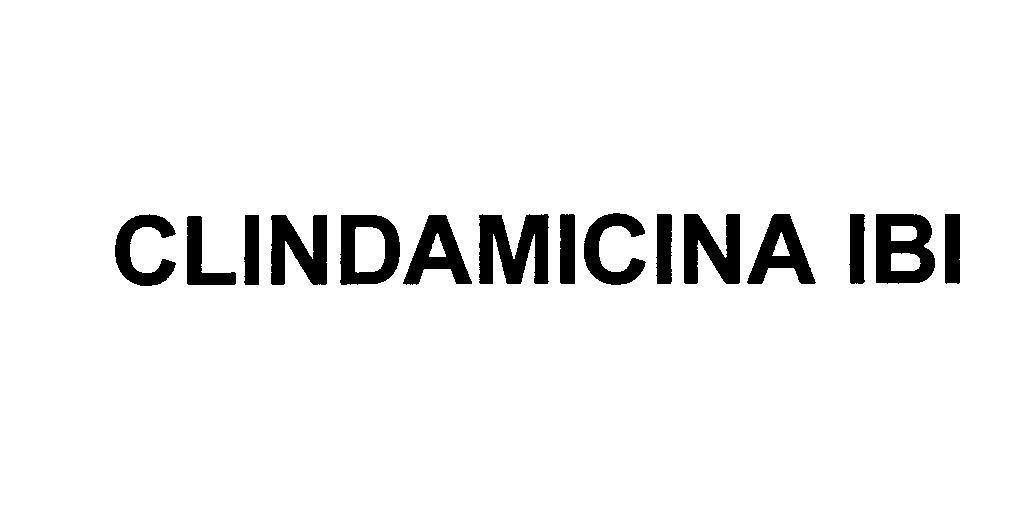 Mẫu nhãn hiệu CLINDAMICINA IBI