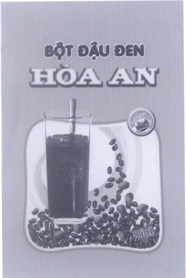 Mẫu nhãn hiệu Bột Đậu Đen Hoà An