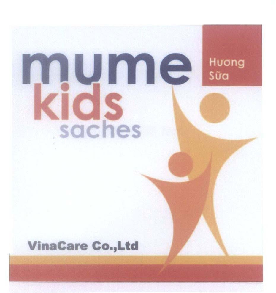 Mẫu nhãn hiệu mume kids saches VinaCare Co.,Ltd Hương Sữa