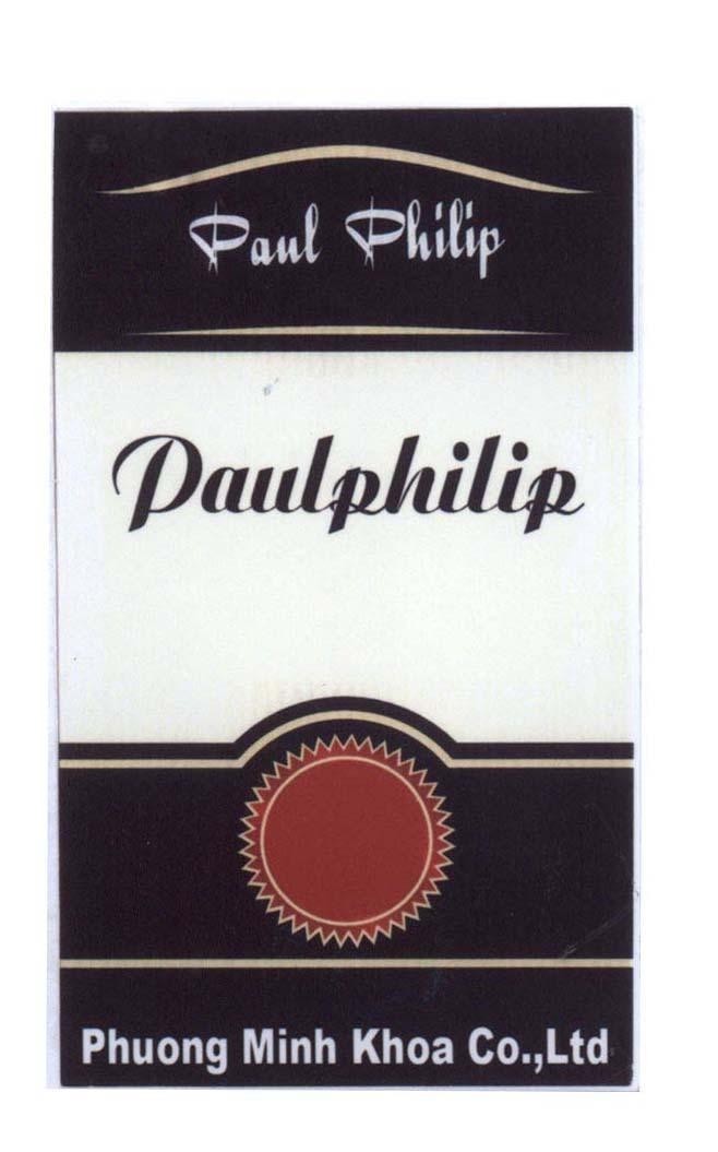 Mẫu nhãn hiệu Paulphilip Phuong Minh Khoa Co.,Ltd