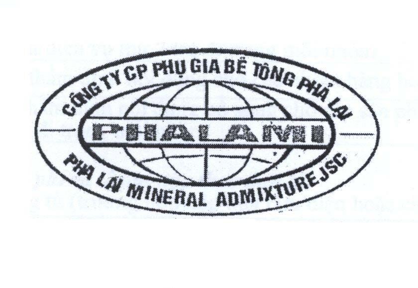 Mẫu nhãn hiệu PHALAMI Công Ty CP Phụ Gia Bê Tông Phả Lại